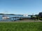 Cruise ship sailing towards Bar Harbor USA