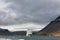 Cruise ship stopped in Isafjordur, Iceland