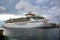 Cruise Ship Stormy Clouds Bahamas