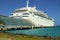 Cruise ship in Tortola, Caribbean