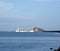 Cruise Ship under the bridge