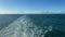 A cruise ship wake in the Atlantic Ocean with audio