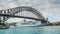 Cruise shipping under the Sydney Harbour Bridge