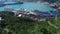 Cruise ships anchored in Charlotte Amalie,coastal town at the Saint Thomas,Saint Thomas, U.S. Virgin Islands