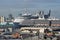 Cruise ships moored in Port Everglades