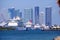 Cruise Ships Moored at the Port of Miami Gateway to the Caribbean