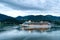 Cruise ships at port in Juneau, Alaska