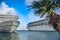 Cruise ships in port in Nassau