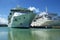 Cruise ships in St Maarten port