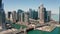 Cruise Sight Seeing Ship Passes Under Lake Shore Drive Chicago