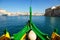 The cruise travel in traditional Maltese Luzzu boat