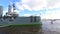 Cruiser Aurora on the Neva River