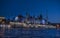 Cruiser Aurora and night illumination