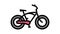 cruiser bike color icon animation