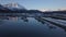 Cruising a drone into the Seward Alaska boat harbor