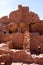 Crumbling ancient stone structure, Wupatki Pueblo