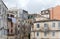 Crumbling buildings in Corfu