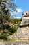 Crumbling Mayan Wall at Chichen Itza Portrait