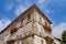 Crumbling old palace in Erbalunga, charming seaside village in Cap Corse, Corsica, France.