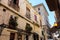 Crumbling streets and buildings in Habana Vieja neighborhood, La Havana, Cuba