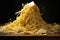 Crumbly Shredded cheese. Generate Ai