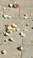 crumbs pieces of bun scattered on the street, bird feed for pigeons