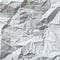 Crumpled blank math paper