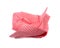 Crumpled Cleaning Cloth Isolated, Pink Wipe Rag, Cleaning Microfiber Towel, Wiping Cotton Napkin, Microfibre Fabric