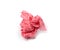 Crumpled Cleaning Cloth Isolated, Pink Wipe Rag, Cleaning Microfiber Towel, Wiping Cotton Napkin, Microfibre Fabric