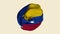 Crumpled Fabric Flag of Venezuela Intro.