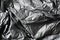 Crumpled gray paper background