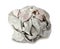 Crumpled paper ball