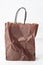 Crumpled shopping paper bag