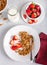 Crunchy Granola Breakfast With Fresh Strawberries