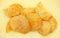 Crunchy potato chips