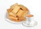 Crunchy Rusk or Toast for healthy life