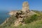 Crusader castle in the ancient town of Apollonia (Tel Arsuf)