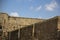 Crusader fortress parapet in the Old City of Acre Akko