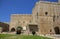 Crusader fortress walls in the Old City of Acre Akko