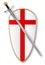 Crusaders Shield and Sword