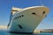 Cruse ship on sea in greece