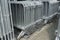 Crush barriers fence matarial ready to be used for an outdoor event