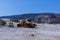 Crushed Construction Machines on the Lake Assal, Djibouti