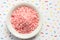 Crushed Peppermint Candy in a Bowl