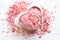 Crushed Peppermint Candy in a Heart Shape
