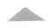 Crushed stone pile. Angular rock. Gray gravel triangular heap. Material used by construction. Vector illustration.