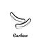 Crustaceans, fruit, cashew icon. Element of Crustaceans icon. Hand drawn icon for website design and development, app development