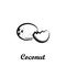 Crustaceans, fruit, coconut icon. Element of Crustaceans icon. Hand drawn icon for website design and development, app development