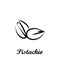 Crustaceans, fruit, pistachios icon. Element of Crustaceans icon. Hand drawn icon for website design and development, app
