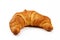 Crusty brown croissant